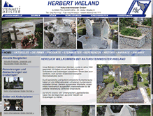 Tablet Screenshot of grabsteine-wieland.at